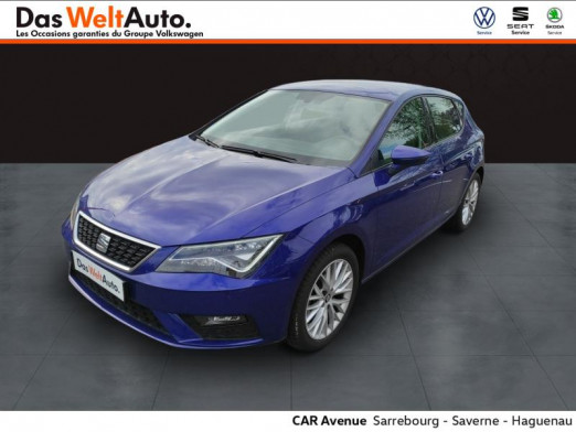Occasion SEAT Leon 1.6 TDI 115ch Urban 2020 Bleu Electrique 18 989 € à Saverne