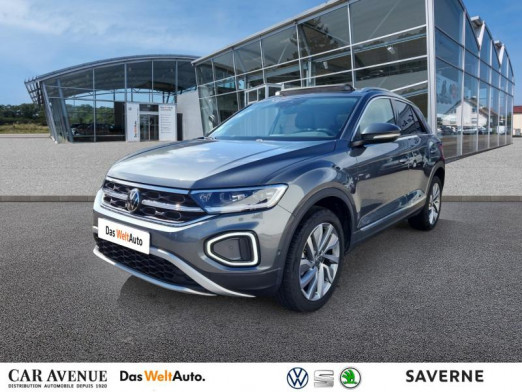 Occasion VOLKSWAGEN T-Roc 1.5 TSI 150 Style Exclusive DSG7 / Toit Panoramique / Sellerie Cuir / GPS / Feux Matrix LED 2022 Gris Indium métallisée 34 989 € à Saverne
