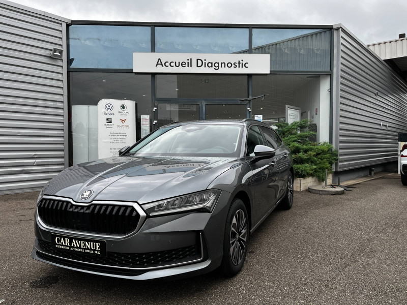 Occasion SKODA Superb Combi 1.5 TSI ACT 150 ch mHEV Selection DSG7 / GPS / CAMERA / ACC / FEUX LED 2024 Gris Graphite métallisée 43689 € à Saverne