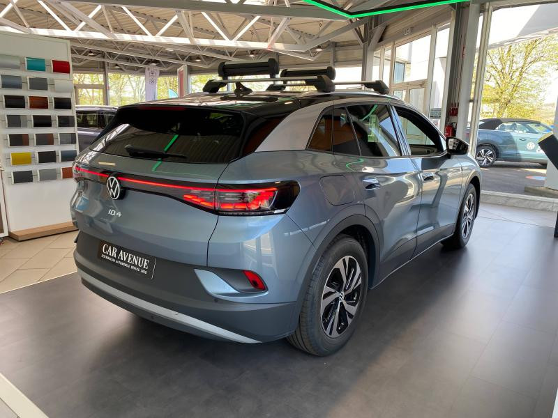 Used VOLKSWAGEN ID.4 52 kWh - 170 ch Pure Performance 2022 Bleu Denim / Toit Noir € 25490 in Saverne