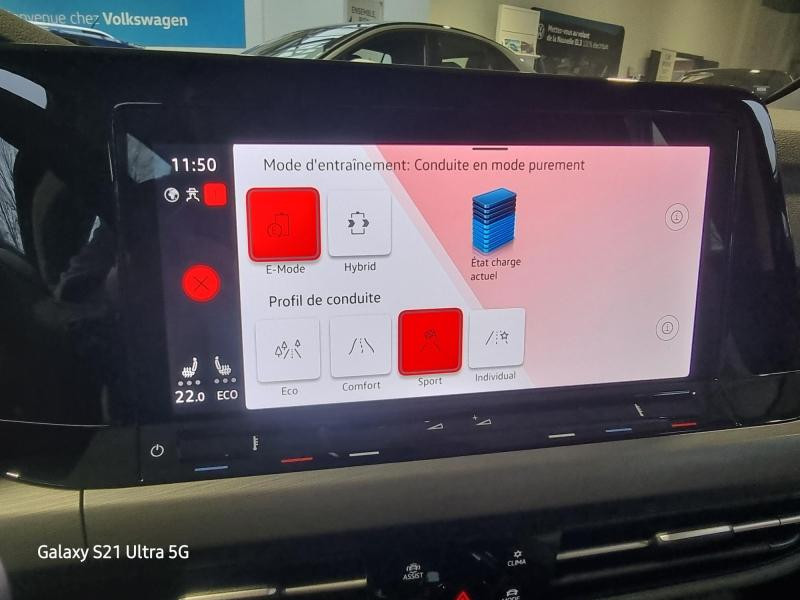 Occasion VOLKSWAGEN Golf 1.4 eHybrid OPF 204 ch Style DSG6 2023 Gris Dauphin métallisée 27990 € à Saverne
