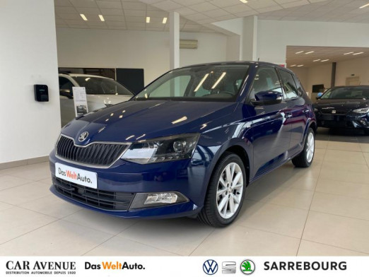 Occasion SKODA Fabia 1.0 MPI 60ch Clever 2018 Bleu Energie 9 489 € à Sarrebourg
