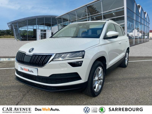 Occasion SKODA Karoq 1.6 TDI 116 Style DSG 2020 Blanc Cristal 27 989 € à Sarrebourg