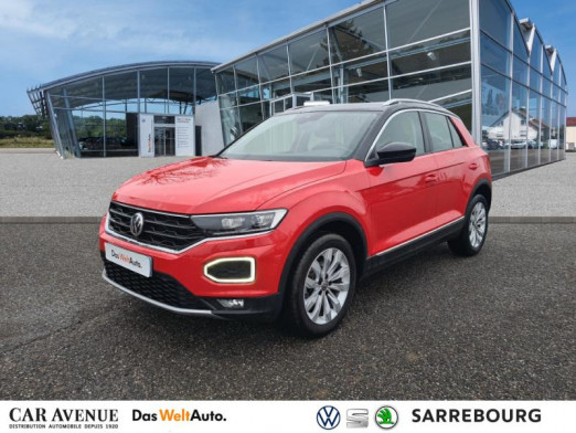 Occasion VOLKSWAGEN T-Roc 1.5 TSI EVO 150 Carat / GPS / CAMERA / HAYON ELECTRIQUE 2018 Rouge Flash/Noir 22 989 € à Sarrebourg