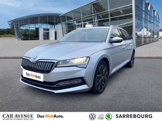 Occasion SKODA Superb Combi 1.4 TSI PHEV 218 Style DSG6 / GPS / Caméra / Hayon Electrique / Feux LED / Keyless 2022 Gris Argent métallisée 39 989 € à Sarrebourg