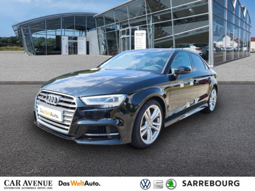 Occasion AUDI S3 Berline 2.0 TFSI 310 quattro S-tronic Virtual GPS Magnetic Ride Sièges electriques Keyless 2017 Noir Panthère 32 490 € à Sarrebourg
