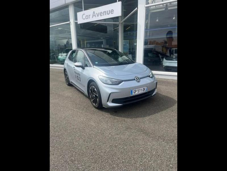 Occasion VOLKSWAGEN ID.3 204 ch Pro Performance 58 kWh Life Plus 2023 Gris Argent Métal/Toit/Hayon Noir 31890 € à Sarrebourg