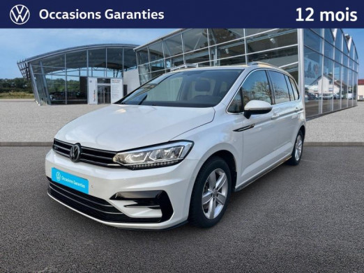 Occasion VOLKSWAGEN Touran 2.0 TDI 150ch R-LINE 5 places / TOIT OUVRANT / GPS / RADARS AV+AR / CLIM AUTO 2016 Blanc Oryx Nacrée 19 990 € à Sarrebourg