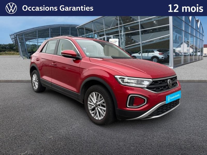 Occasion VOLKSWAGEN T-Roc 1.0 TSI 110ch Life 2022 Rouge Roi métallisée 21489 € à Sarrebourg
