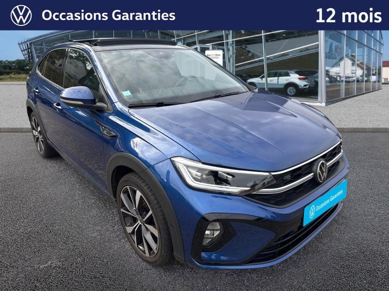 Occasion VOLKSWAGEN Taigo 1.0 TSI 110 R-Line DSG7 / Toit ouvrant / Sièges chauffant / Caméra / Feux LED / Détecteur d'an 2022 Bleu Récif métallisée 23489 € à Sarrebourg