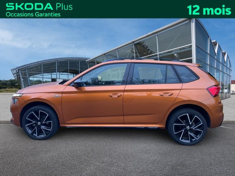 Used SKODA Kamiq 1.0 TSI 110 Ch Monte-Carlo DSG7 / Caméra / GPS / Toit Panoramique / Sièges chauffant / Volant 2023 Orange Phoenix métallisé premium € 22989 in Sarrebourg