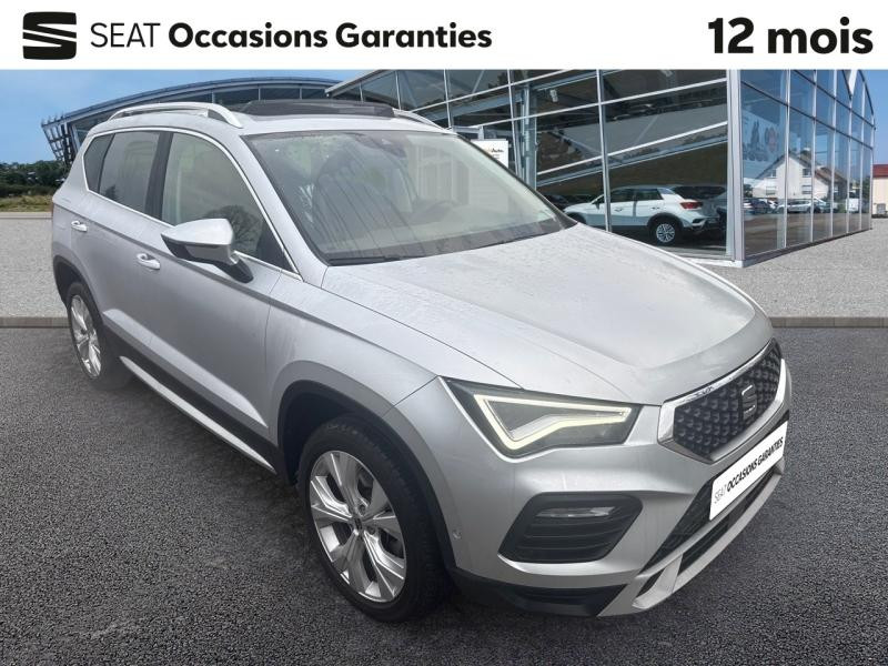 Occasion SEAT Ateca 2.0 TDI 150 Xperience DSG7 / GPS / Caméra 360 / Toit ouvrant panoramique / Keyless / Hayon éle 2023 Argent Reflex Métal 29389 € à Sarrebourg