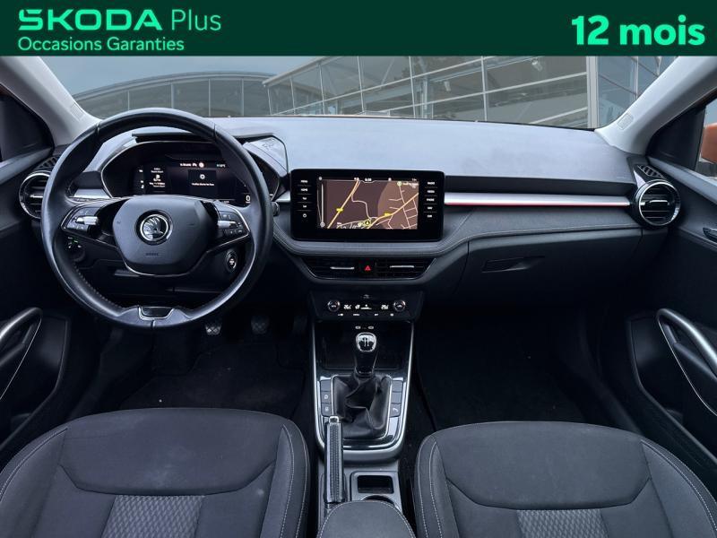 Occasion SKODA Fabia 1.0 TSI 95 Ch Style / GPS / Caméra / App Connect / Feux LED / Roue de secours 2022 Orange Phoenix métallisé premium 14989 € à Sarrebourg
