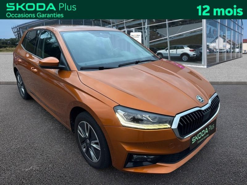 Occasion SKODA Fabia 1.0 TSI 95 Ch Style / GPS / Caméra / App Connect / Feux LED / Roue de secours 2022 Orange Phoenix métallisé premium 14989 € à Sarrebourg