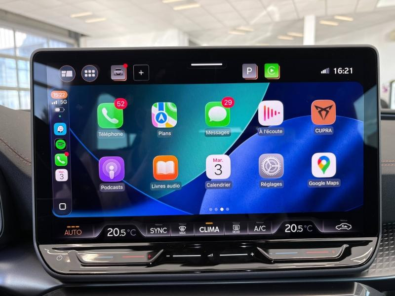 Occasion CUPRA Leon 1.5 eTSI Hybrid 150 ch V DSG7 / Siège chauffant / Caméra / Roue de secours / GPS / App-Cpnnect 2026 Blanc Nevada métallisé 35989 € à Sarrebourg