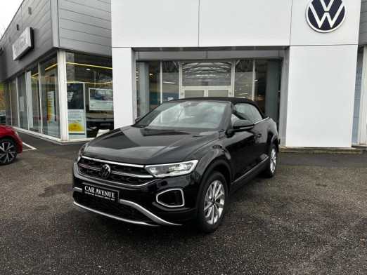 Occasion VOLKSWAGEN T-Roc Cabriolet 1.5 TSI Evo2 150ch Style DSG7 2025 Noir Intense nacrée, capote noire 39 989 € à Sarrebourg