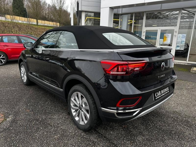 Occasion VOLKSWAGEN T-Roc Cabriolet 1.5 TSI Evo2 150ch Style DSG7 2025 Noir Intense nacrée, capote noire 39989 € à Sarrebourg