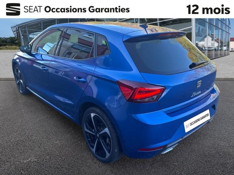 Occasion SEAT Ibiza 1.5 TSI 150 Ch FR DSG7 / GPS / Caméra / APP connect / Palettes / Clim auto 2023 Bleu Saphir métal 20489 € à Sarrebourg
