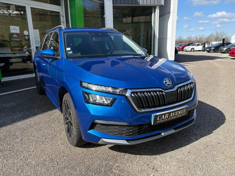 Occasion SKODA Kamiq 1.0 TSI Evo 110ch Young Edition DSG7 / ATTELAGE / ROUE SECOURS 2021 Bleu Racing métallisé 17489 € à Sarrebourg
