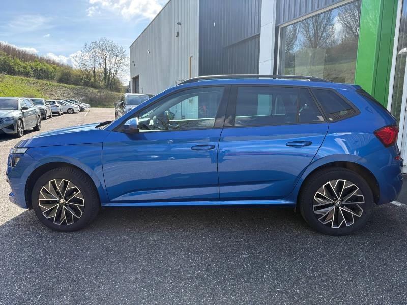 Occasion SKODA Kamiq 1.0 TSI Evo 110ch Young Edition DSG7 / ATTELAGE / ROUE SECOURS 2021 Bleu Racing métallisé 17489 € à Sarrebourg