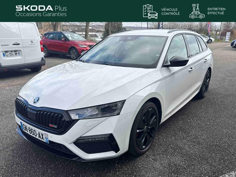 Occasion SKODA Octavia Combi 2.0 TDI 200 RS 4x4 DSG / GPS / Caméra / Kessy / Pack Electrique RS / Sièges Chauffants 2023 Blanc Cristal spéciale 31989 € à Sarrebourg