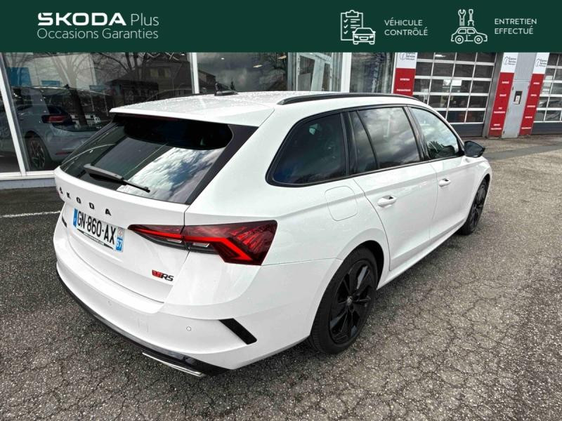 Occasion SKODA Octavia Combi 2.0 TDI 200 RS 4x4 DSG / GPS / Caméra / Kessy / Pack Electrique RS / Sièges Chauffants 2023 Blanc Cristal spéciale 31989 € à Sarrebourg