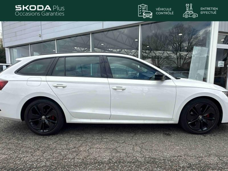 Occasion SKODA Octavia Combi 2.0 TDI 200 RS 4x4 DSG / GPS / Caméra / Kessy / Pack Electrique RS / Sièges Chauffants 2023 Blanc Cristal spéciale 31989 € à Sarrebourg