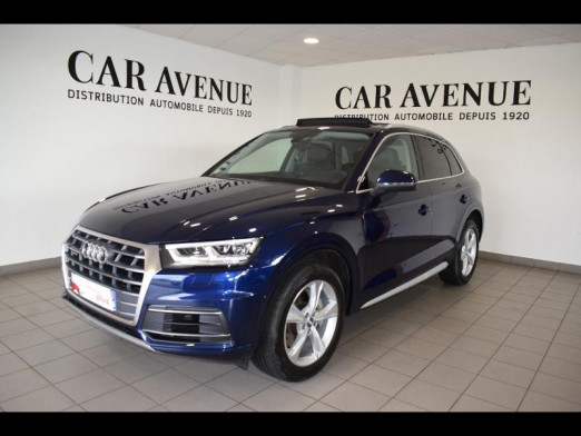 Occasion AUDI Q5 3.0 V6 TDI 286ch Avus quattro Tiptronic 8 2018 Bleu Navarre 48 990 € à Haguenau