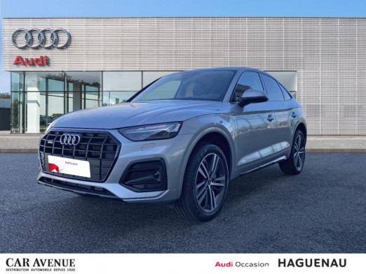 Occasion AUDI Q5 Sportback 50 TFSI e 299ch Avus quattro S tronic 7 2021 Argent Fleuret 73 500 € à Haguenau