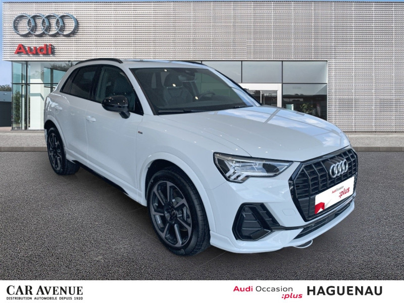 Occasion AUDI Q3 45 TFSI e 245ch S line S tronic 6 2024 Blanc Glacier métallisé 55900 € à Haguenau