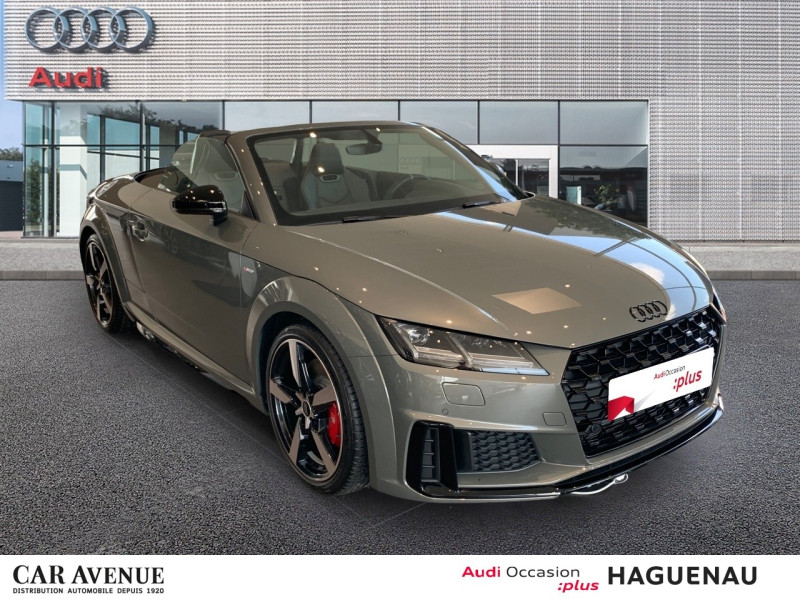 Occasion AUDI TT Roadster 45 TFSI 245ch Compétition Plus S tronic 7 2024 Gris Chronos métallisé/Capote noire 66490 € à Haguenau