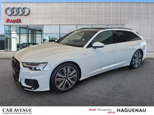 Used AUDI A6 Avant 50 TFSI e 299ch S line quattro S tronic 7 2024 Blanc Glacier métallisé € 76,900 in Haguenau