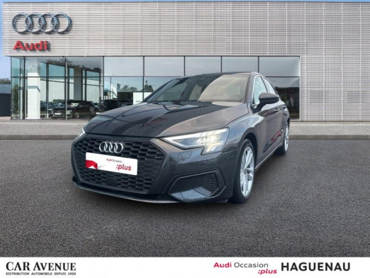 Occasion AUDI A3 Sportback 35 TFSI 150 Mild Hybrid Business line S tronic 7 CAMERA DE RECUL NAVIGATION JANTES 17' 2021 Gris Manhattan métallisé 24 989 € à Haguenau