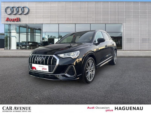 Used AUDI Q3 35 TDI 150ch S line S tronic 7 / sieges avant chauffants / camera de recul / detecteur d'angles m 2020 Noir Mythic métallisé € 26,989 in Haguenau