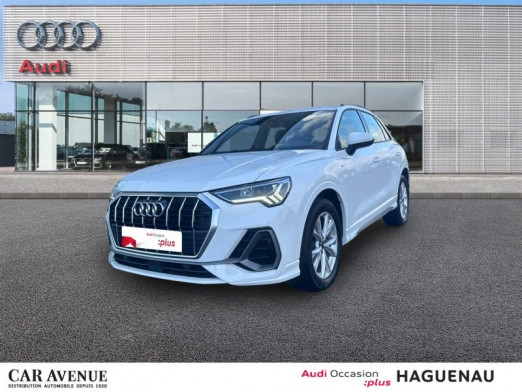 Used AUDI Q3 35 TDI 150ch S line S tronic 7 2021 Blanc € 31,989 in Haguenau