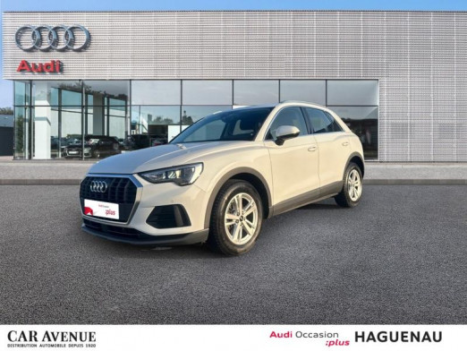 Occasion AUDI Q3 35 TDI 150 Design S tronic 7 Audi Smartphone Interface Démarrage et accès sans cléVirtual Cockpit 2021 Blanc Glacier métallisé 27 989 € à Haguenau