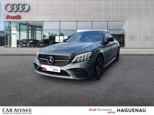 Occasion MERCEDES-BENZ Classe C Coupé 220 d 194 AMG Line 9G-Tronic 10cv TOIT OUVRANT REGULATEUR DE VITESSE JANTES 19' CAMER 2019 Gris sélénite  métallisée 28 989 € à Haguenau