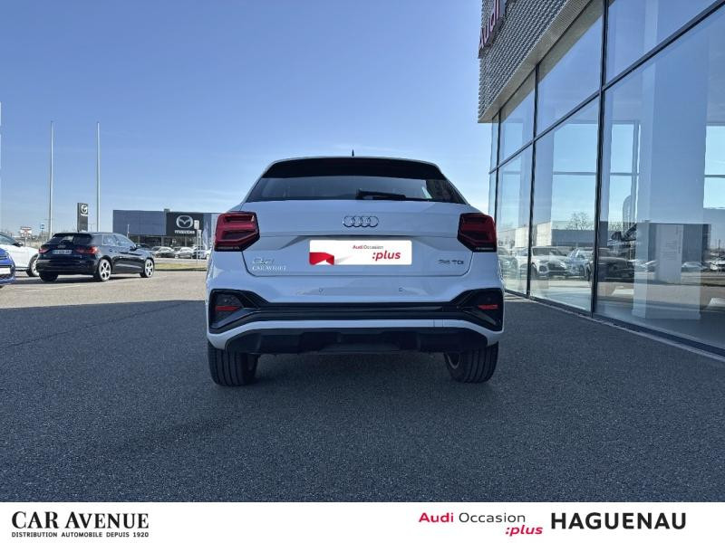 Occasion AUDI Q2 35 TDI 150 S line S tronic 7 Matrix led sièges avant chauffants audi smartphone pack esthetique n 2023 Blanc Glacier métallisé 34989 € à Haguenau