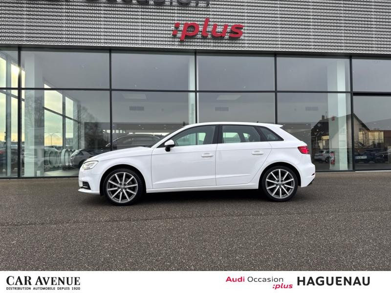 Occasion AUDI A3 Sportback 35 TDI 150 Design Luxe S tronic 7/ Sièges Cuir / Virtual Cockpit / GPS / Caméra / Keyle 2019 Blanc Ibis 22989 € à Haguenau