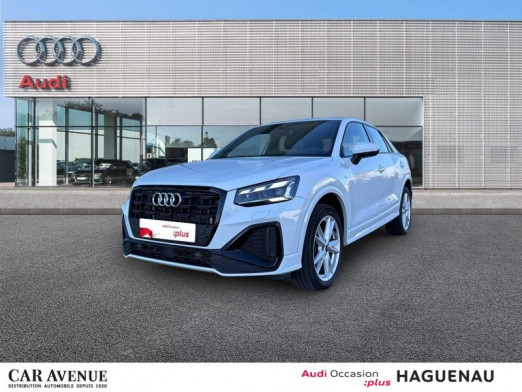 Occasion AUDI Q2 35 TDI 150 S line S tronic 7 Matrix led sièges avant chauffants audi smartphone pack esthetique n 2023 Blanc Glacier métallisé 34 989 € à Haguenau