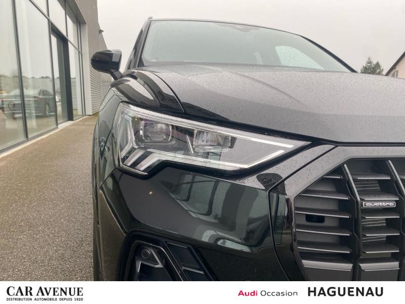 Occasion AUDI Q3 35 TDI 150ch S line quattro S tronic 7 2024 Noir Mythic métallisé 53490 € à Haguenau
