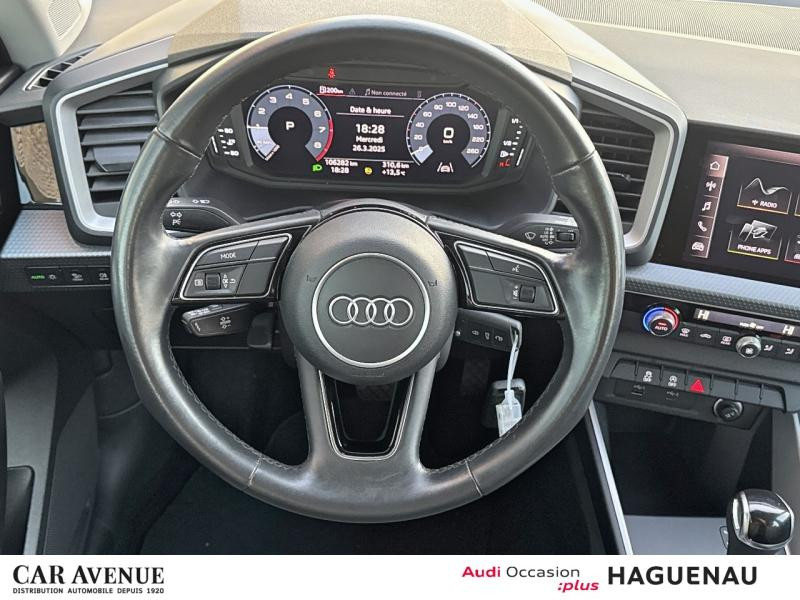Used AUDI A1 Sportback 30 TFSI 110 Advanced S tronic 7 / SIèges Sport / Feux LED Dynamiques / Aide au Stationn 2021 Noir Mythic/Arches+pav Gris Manhattan € 18989 in Haguenau