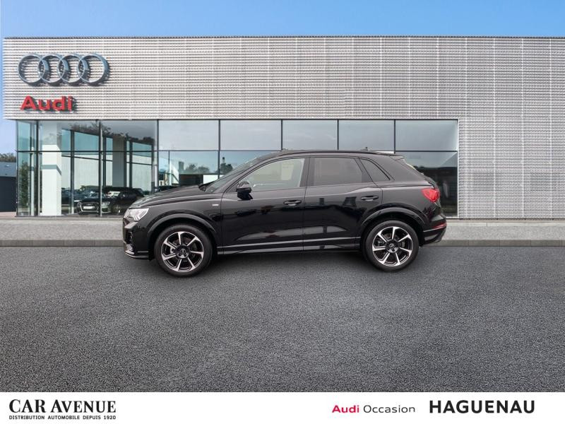 Occasion AUDI Q3 35 TDI 150ch S line quattro S tronic 7 2024 Noir Mythic métallisé 53490 € à Haguenau