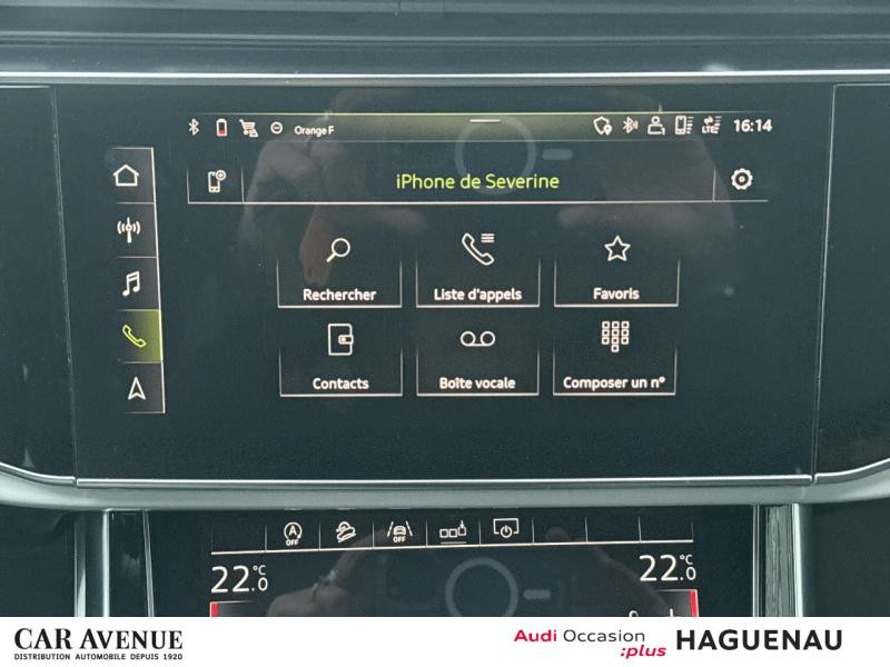 Occasion AUDI Q8 50 TDI 286 S line quattro tiptronic 8 JANTES 21' SINGLEFRAME EN NOIR PACK ESTHETIQUE NOIR AUDI SM 2019 Noir Orca 47989 € à Haguenau
