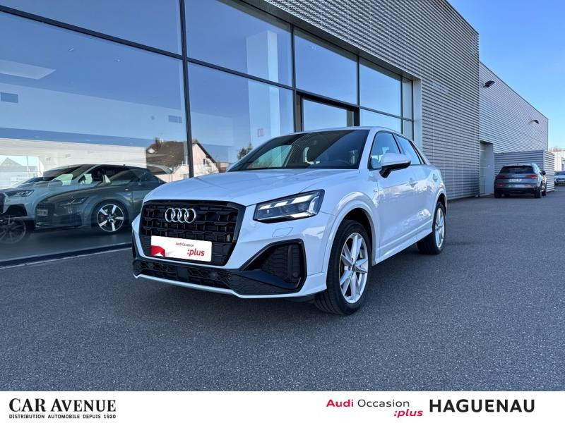 Occasion AUDI Q2 35 TDI 150 S line S tronic 7 Matrix led sièges avant chauffants audi smartphone pack esthetique n 2023 Blanc Glacier métallisé 34989 € à Haguenau