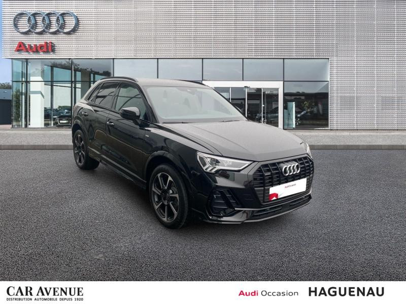 Occasion AUDI Q3 35 TDI 150ch S line quattro S tronic 7 2024 Noir Mythic métallisé 53490 € à Haguenau