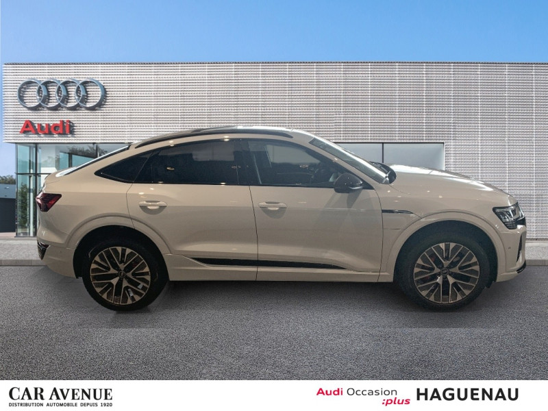 Occasion AUDI Q8 e-tron Sportback 55 408ch Avus quattro 2024 Blanc Glacier Métallisée 79990 € à Haguenau
