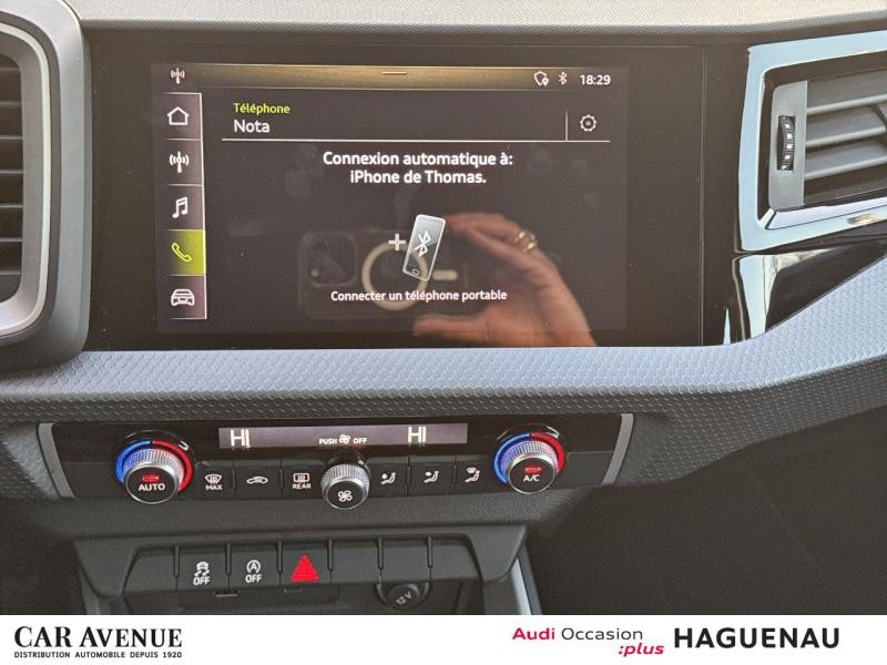 Used AUDI A1 Sportback 30 TFSI 110 Advanced S tronic 7 / SIèges Sport / Feux LED Dynamiques / Aide au Stationn 2021 Noir Mythic/Arches+pav Gris Manhattan € 18989 in Haguenau