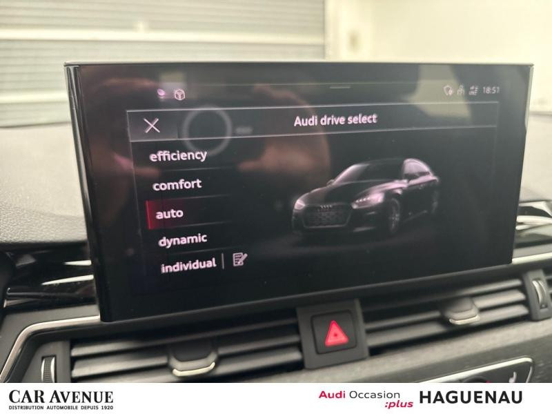 Occasion AUDI A5 Sportback 40 TDI 204 Avus S tronic 7 / Cuir Alcantara / Virtual Cockpit / GPS MMI / Feux Matrix L 2021 Bleu Navarre métallisé 33989 € à Haguenau