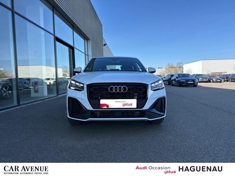 Occasion AUDI Q2 35 TDI 150 S line S tronic 7 Matrix led sièges avant chauffants audi smartphone pack esthetique n 2023 Blanc Glacier métallisé 34989 € à Haguenau